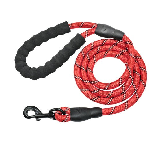 Laisse Réfléchissante en Nylon – Sécurité & Confort pour Chiens