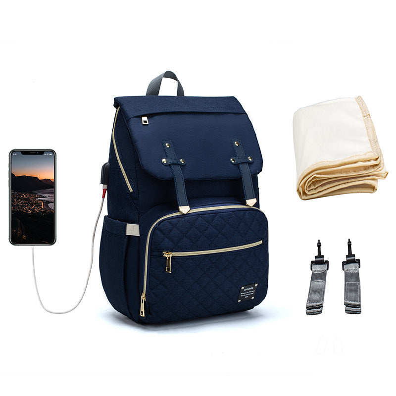 LEQUEEN Multifunctional Diaper Bag