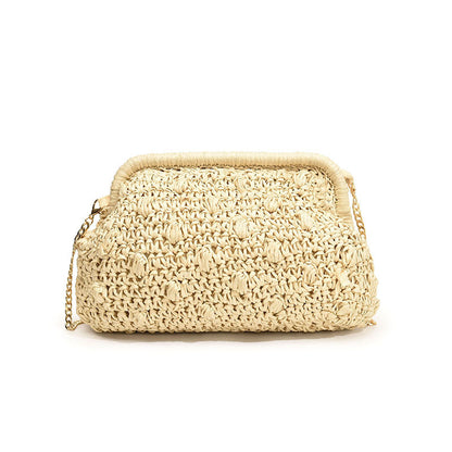 Woven Wicker Beach Bag