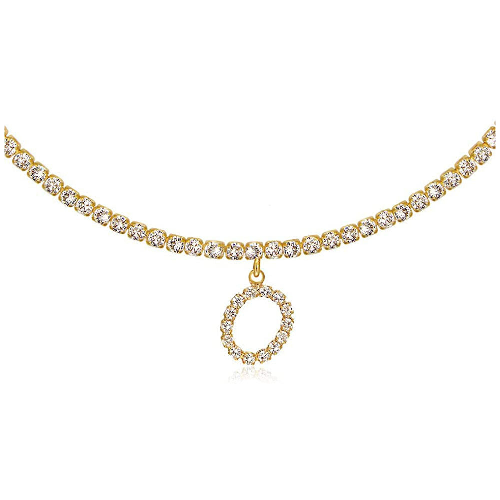 Collier Lettres en Diamant