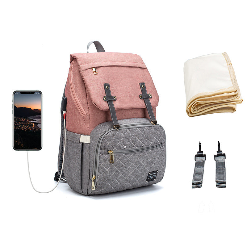 LEQUEEN Multifunctional Diaper Bag