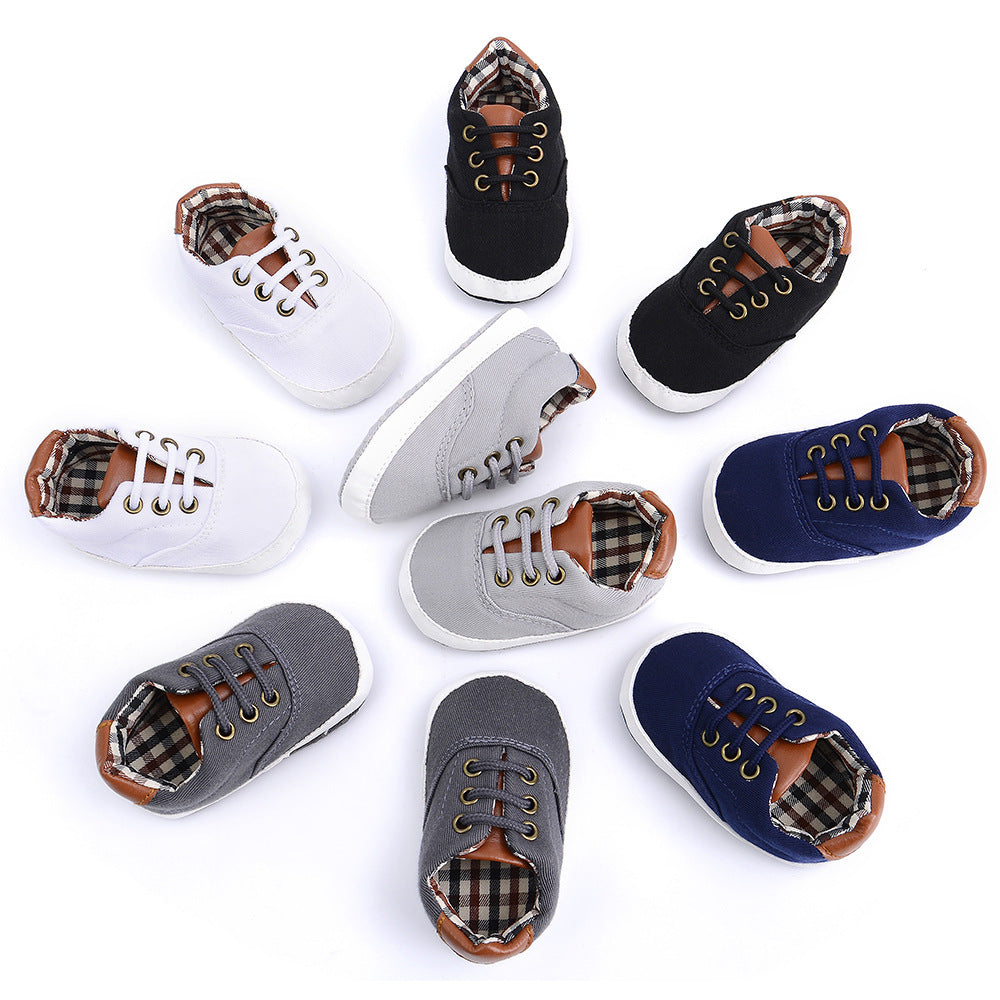 Chaussures en Toile pour Bébé – Souples & Confortables