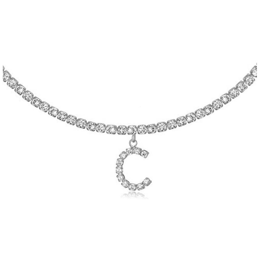 Collier Lettres en Diamant