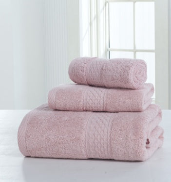 Serviette de Bain Épaissie Double Face en Coton