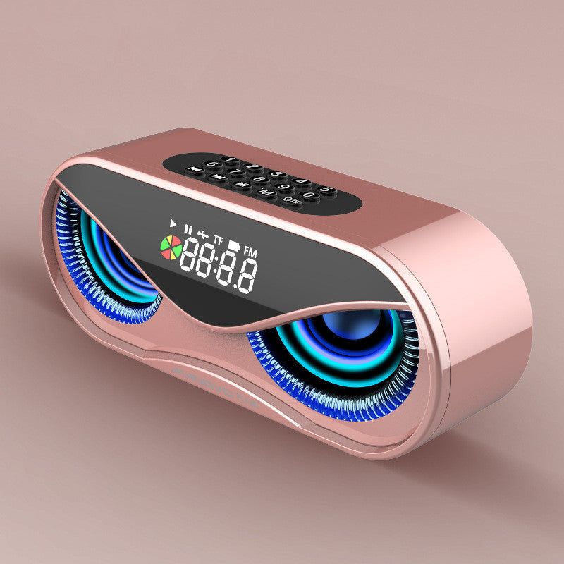 Enceinte Bluetooth avec Lumières Colorées, Doubles Haut-Parleurs