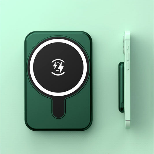 Mini Magnetic Power Bank 5000mAh – Wireless Charging