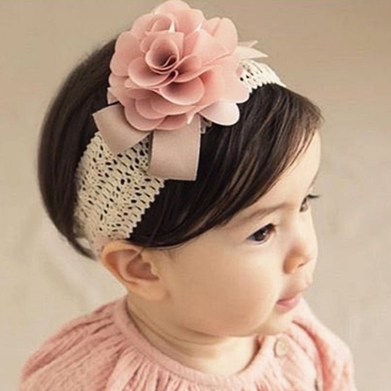 Bandeau en Dentelle pour Bébé –  Petites Princesses