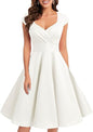 Robe Rétro Femme – Élégance Classique & Taille Cintrée