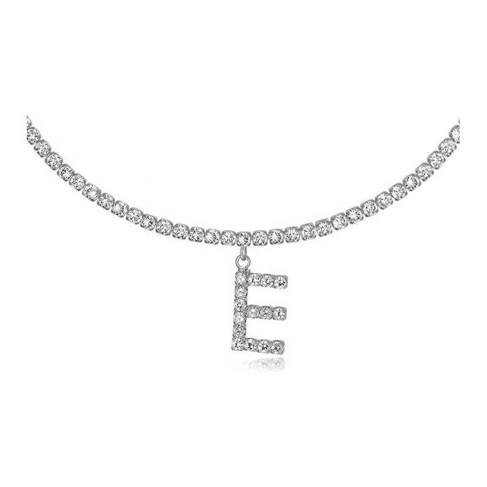 Collier Lettres en Diamant