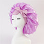 Bonnet en Satin pour  Protection des Cheveux Bouclés