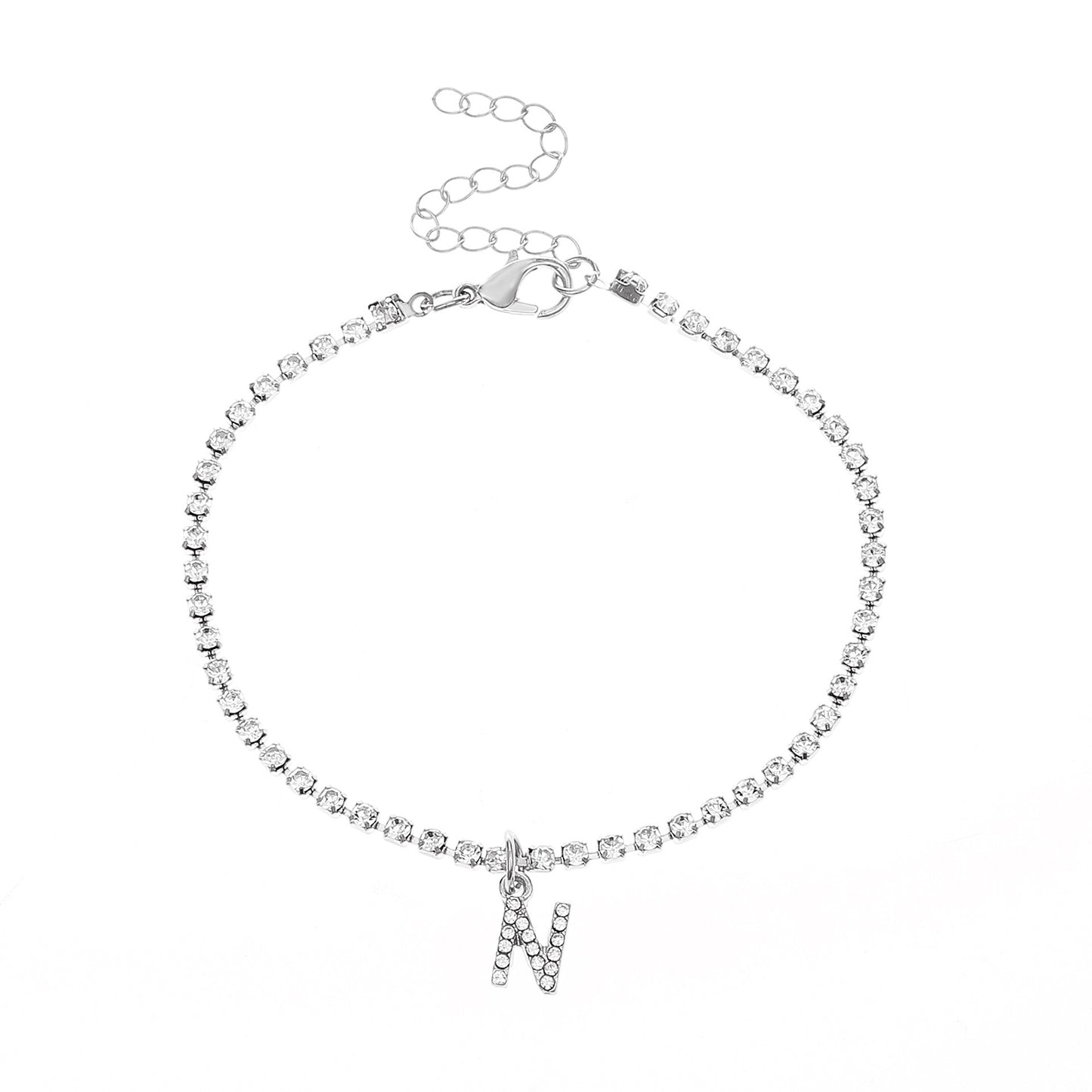 Hip-Hop Letter Anklet - Jewelry