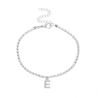 Hip-Hop Letter Anklet - Jewelry