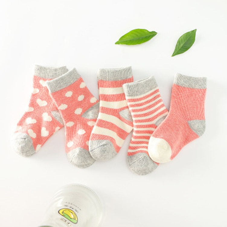 Chaussettes Tubes en Coton pour Enfants