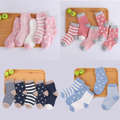 Chaussettes Tubes en Coton pour Enfants