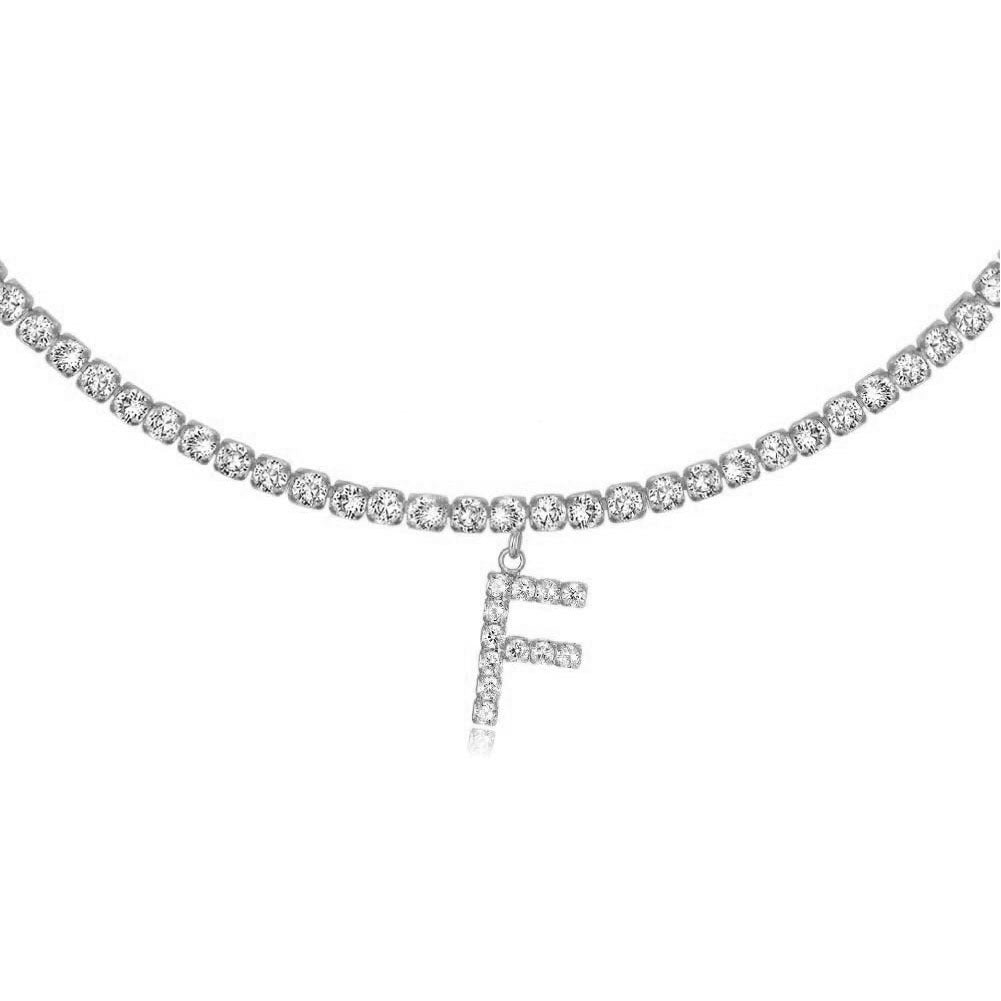 Collier Lettres en Diamant