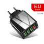 Chargeur 4 Ports USB Éclairé –  Charge Rapide