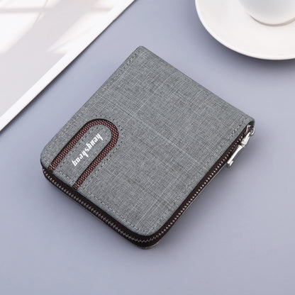 Portefeuille Homme en Toile – Compact