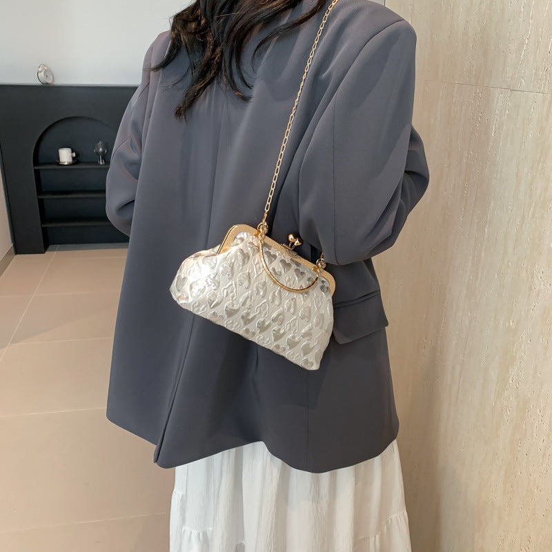 Small Heart Pattern Crossbody Bag