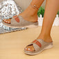 Sandales Compensées à Boucle – Confort & Style