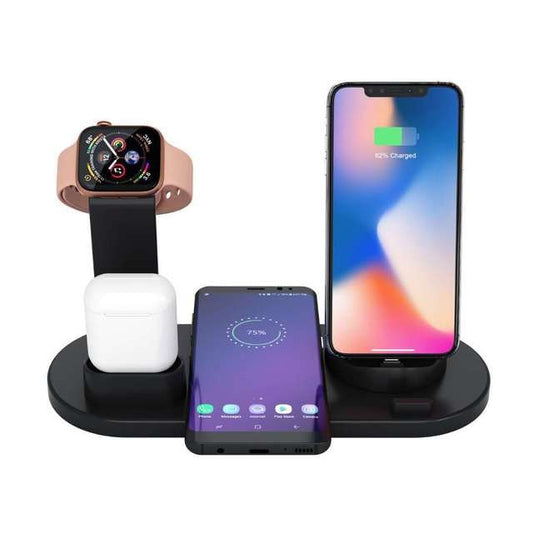 Station de Charge 4-en-1 – Recharge Rapide et Multifonction