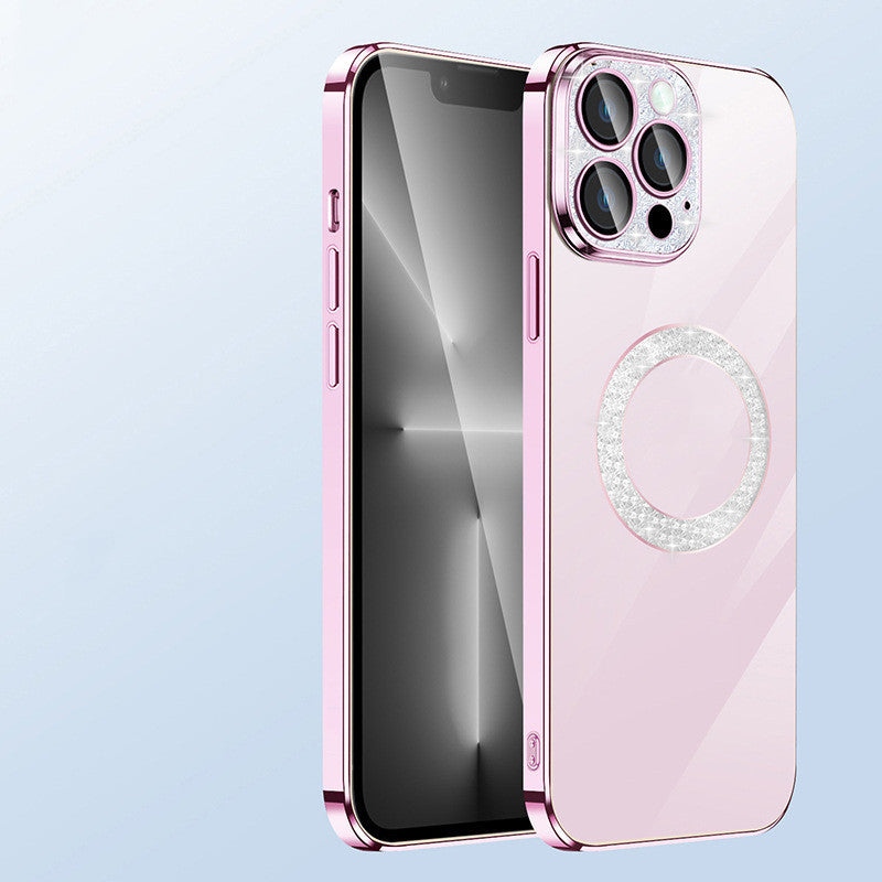 Coque Téléphone Luxe avec Anneau Diamanté