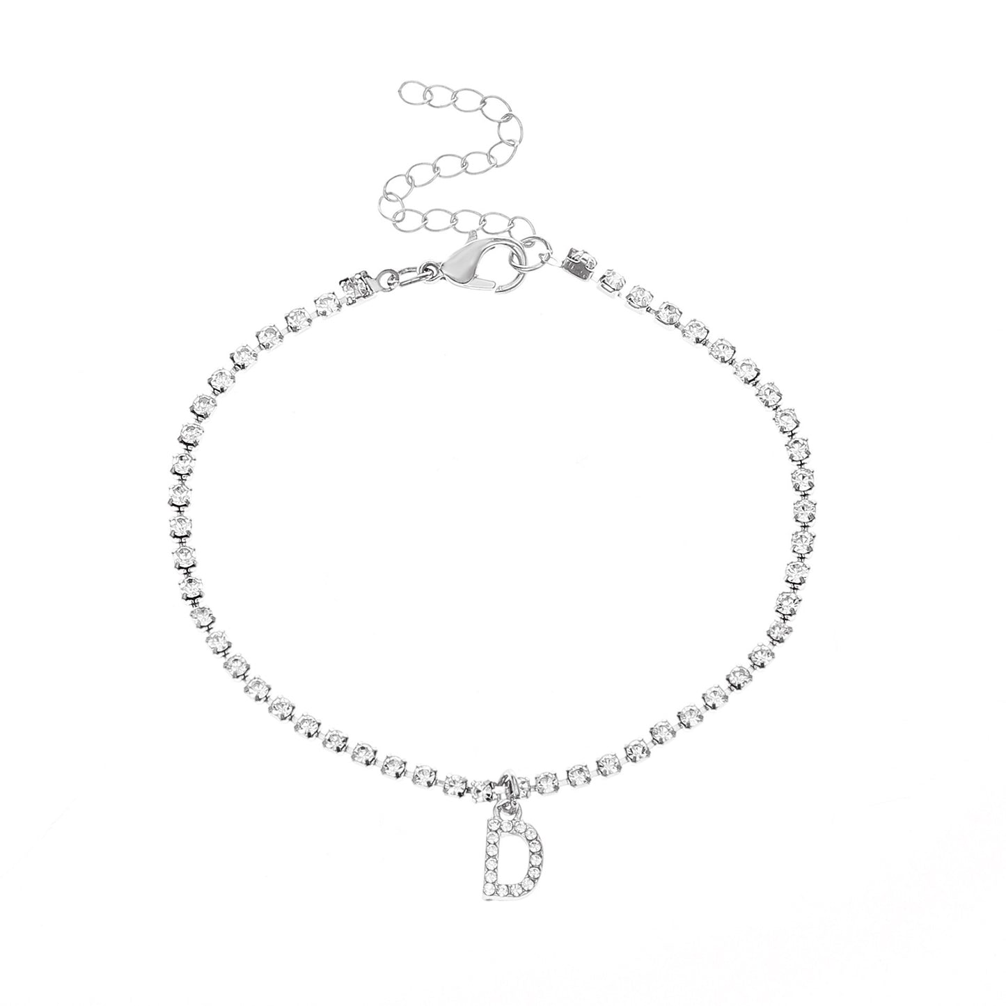 Hip-Hop Letter Anklet - Jewelry
