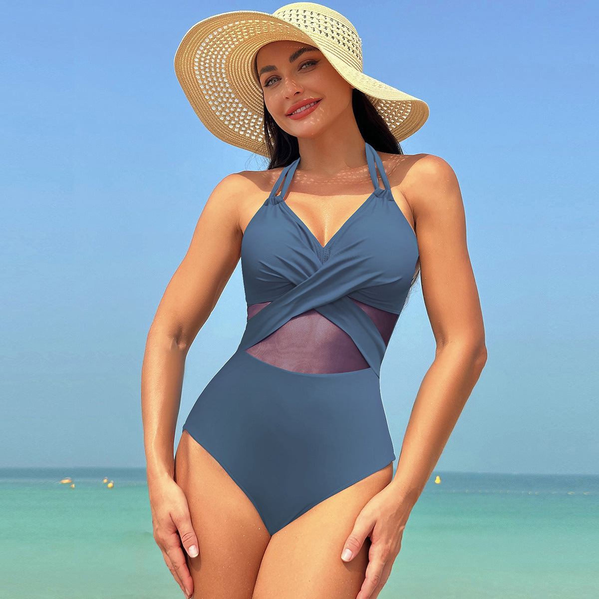 Maillot de Bain Une-Pièce Dos Nu