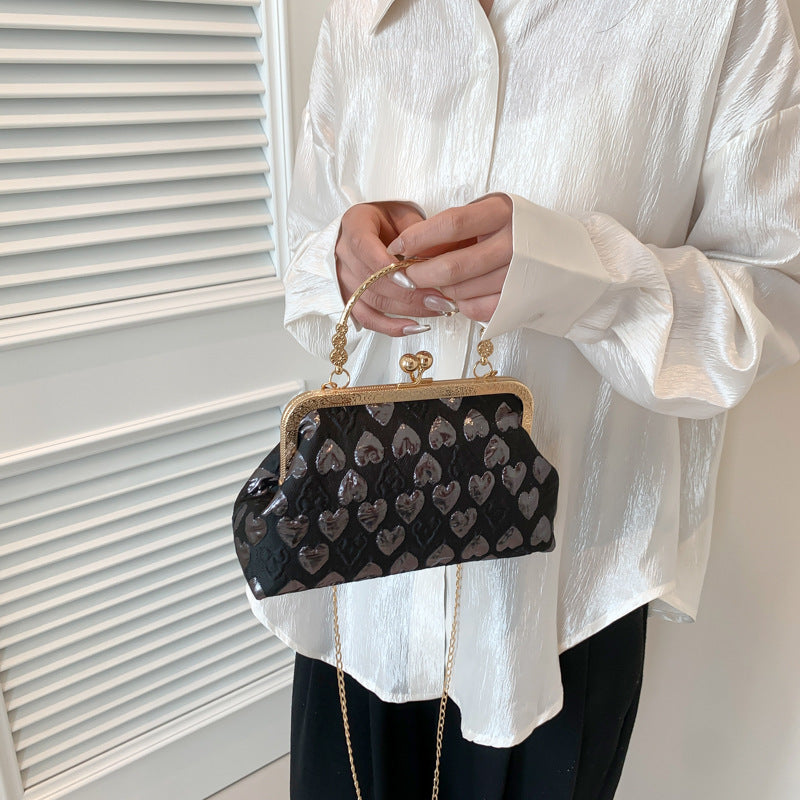 Small Heart Pattern Crossbody Bag