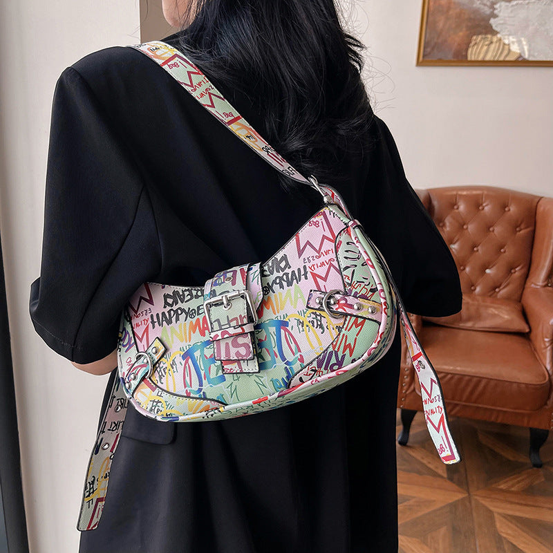 Sac à Épaule avec Lettrage