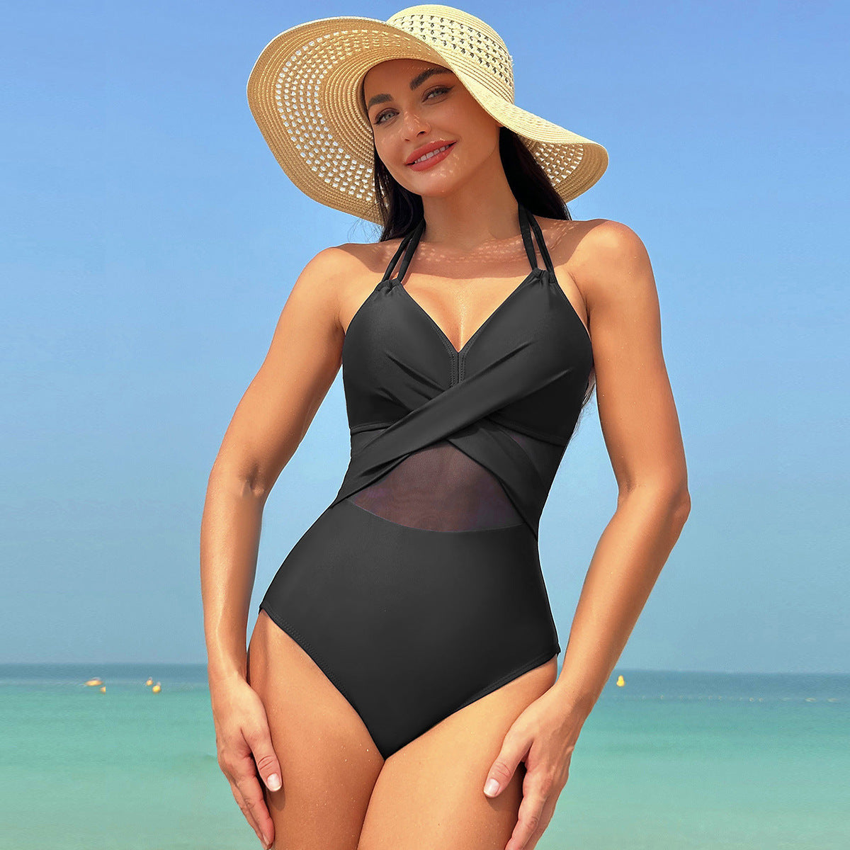 Maillot de Bain Une-Pièce Dos Nu