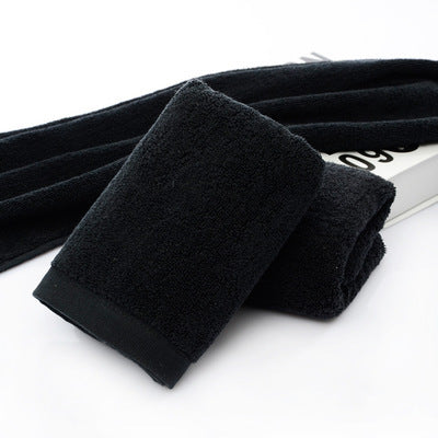 Serviette en Coton Noir