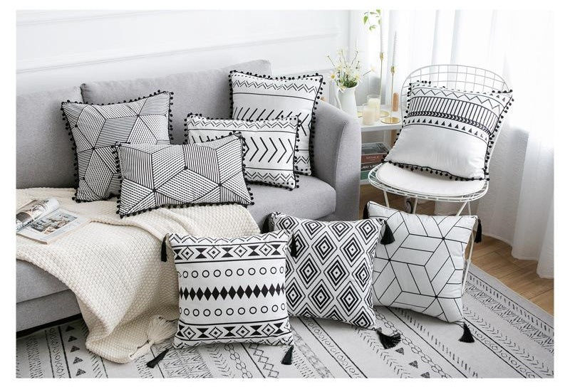 Decorative cushions in style