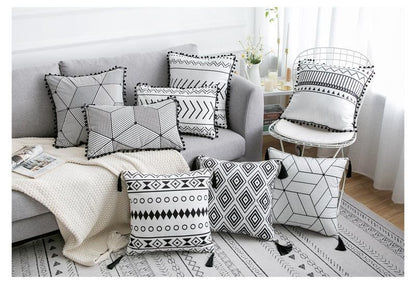 Decorative cushions in style