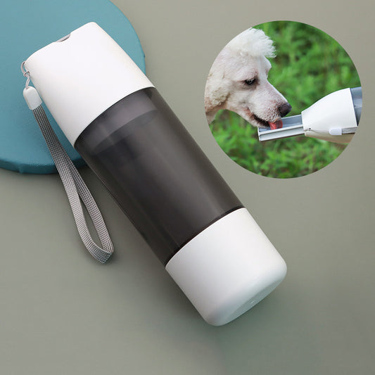 2-in-1 Portable Dog Water Bottle - Water &amp; Food