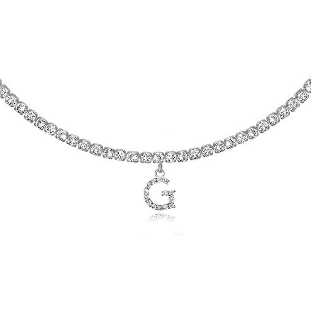 Collier Lettres en Diamant