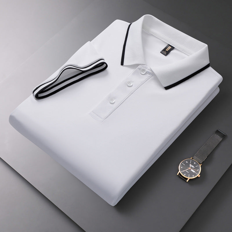 Polo Homme à Manches Courtes – Élégance et Confort