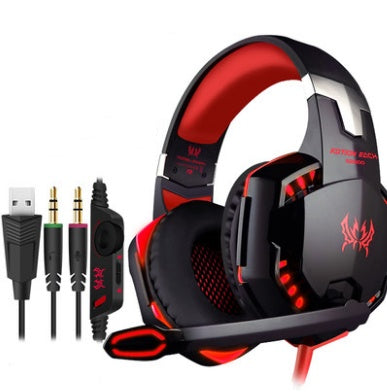 Casque Gaming Filaire – Basses Profondes avec Microphone