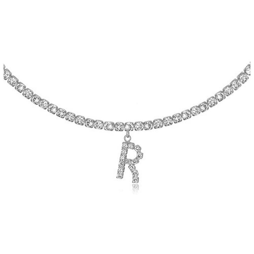 Collier Lettres en Diamant