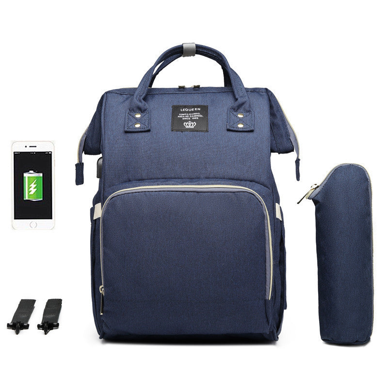 LEQUEEN Multifunctional Diaper Bag