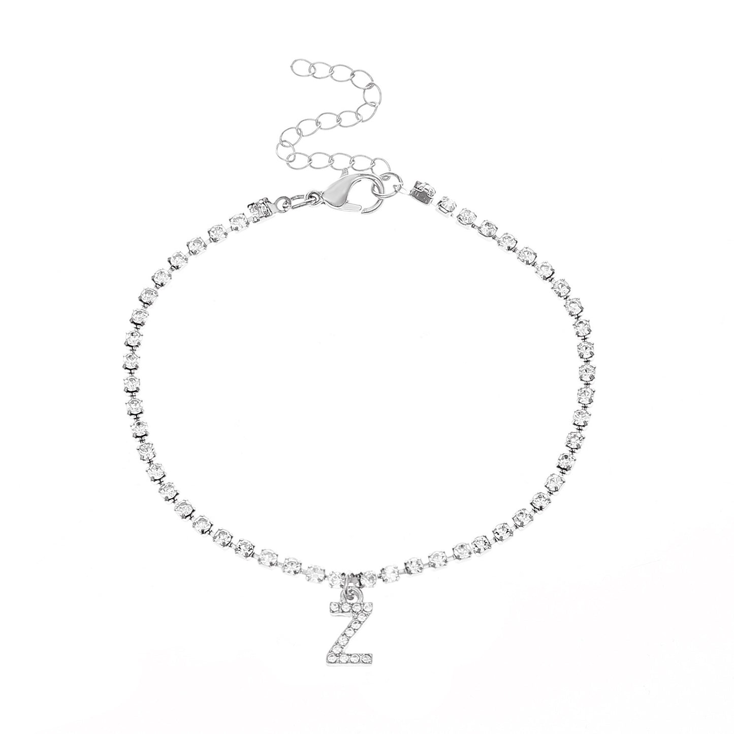 Hip-Hop Letter Anklet - Jewelry