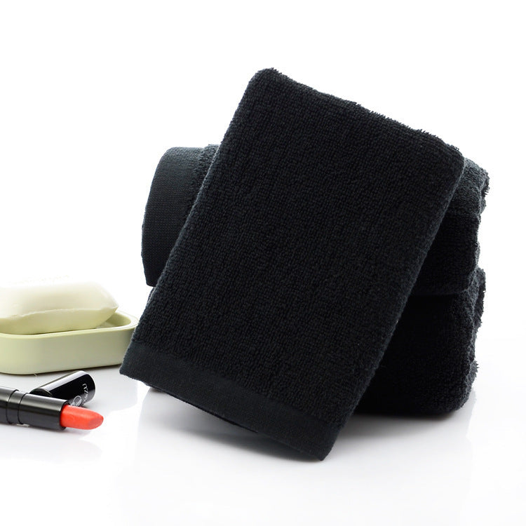 Serviette en Coton Noir