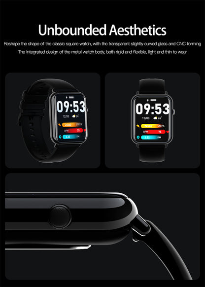 Montre Intelligente Étanche – Suivi de Santé