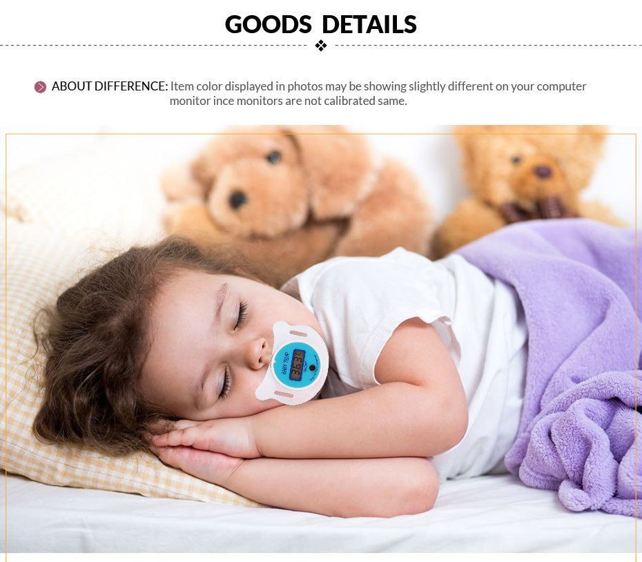 Thermomètre Digital Sucette pour Bébé