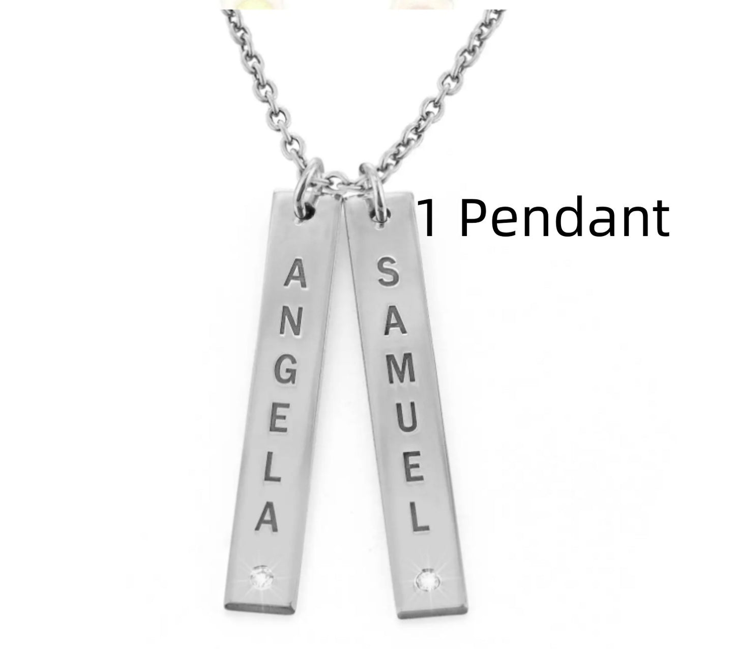 Collier Vertical Personnalisé – Cadeau Parfait