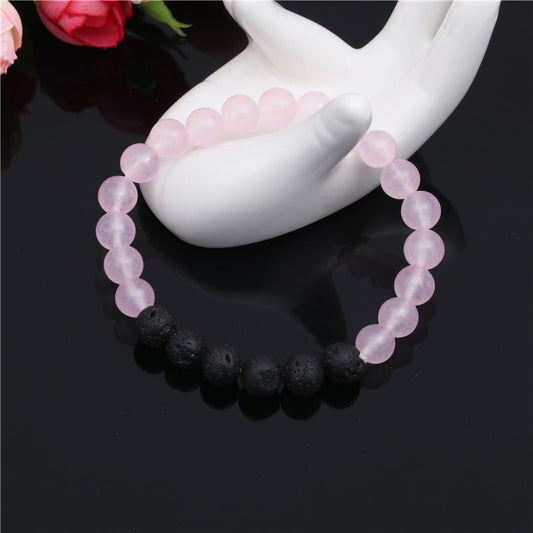 Men's Lava Stone Bead Bracelet