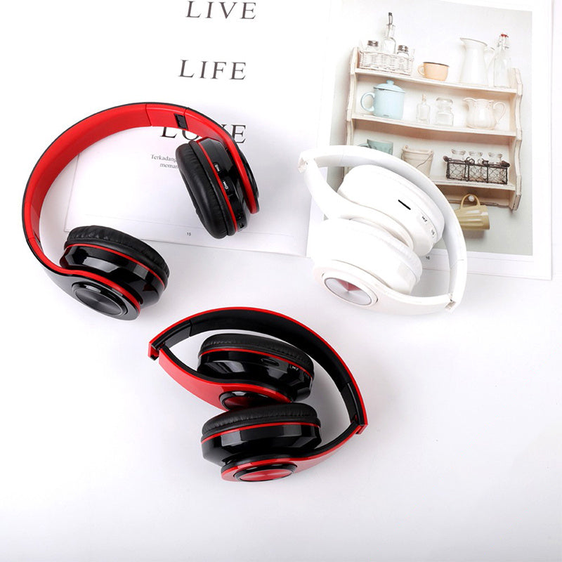 Casque Bluetooth Sans Fil LED – Gaming, Sport & Musique avec Carte TF