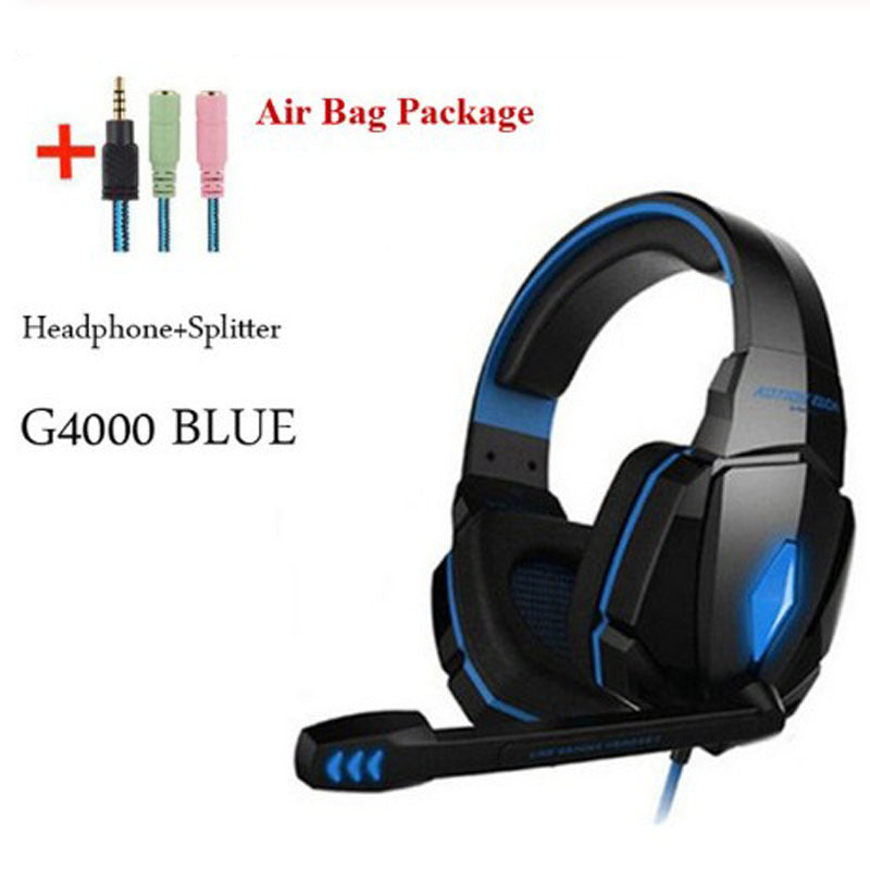 Casque Gaming Filaire – Basses Profondes avec Microphone