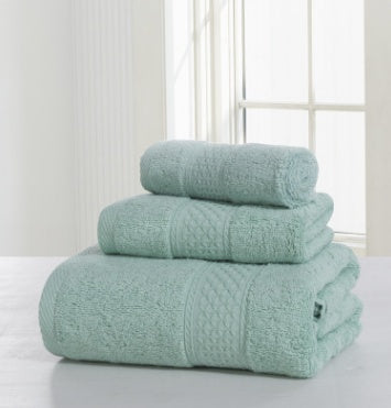 Serviette de Bain Épaissie Double Face en Coton