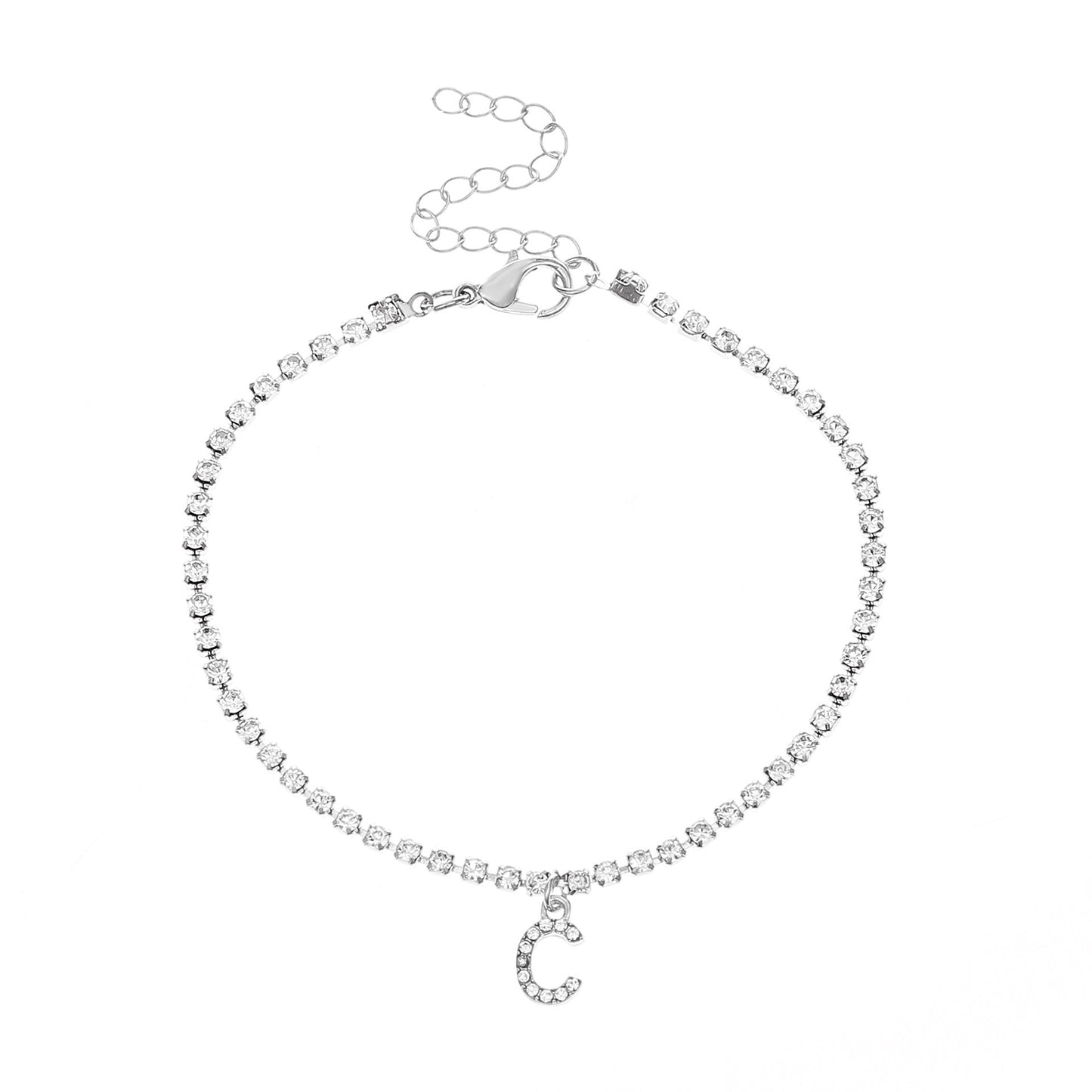 Hip-Hop Letter Anklet - Jewelry