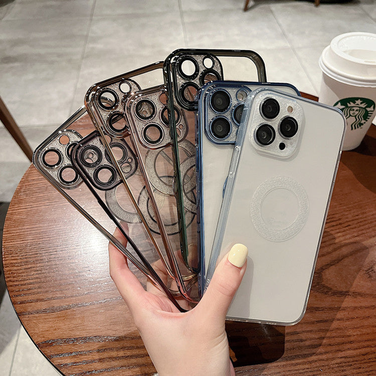 Coque Téléphone Luxe avec Anneau Diamanté